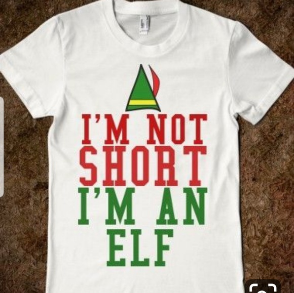 Im Not Short im an Elf Funny Christmas Tshirt - Picture 1 of 1